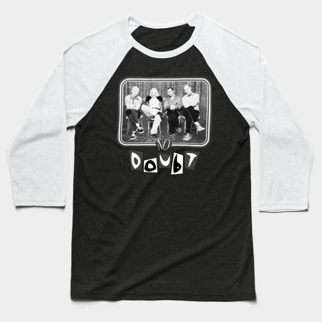 No doubt /// Vintage black and White Baseball T-Shirt by OB BROTHERS